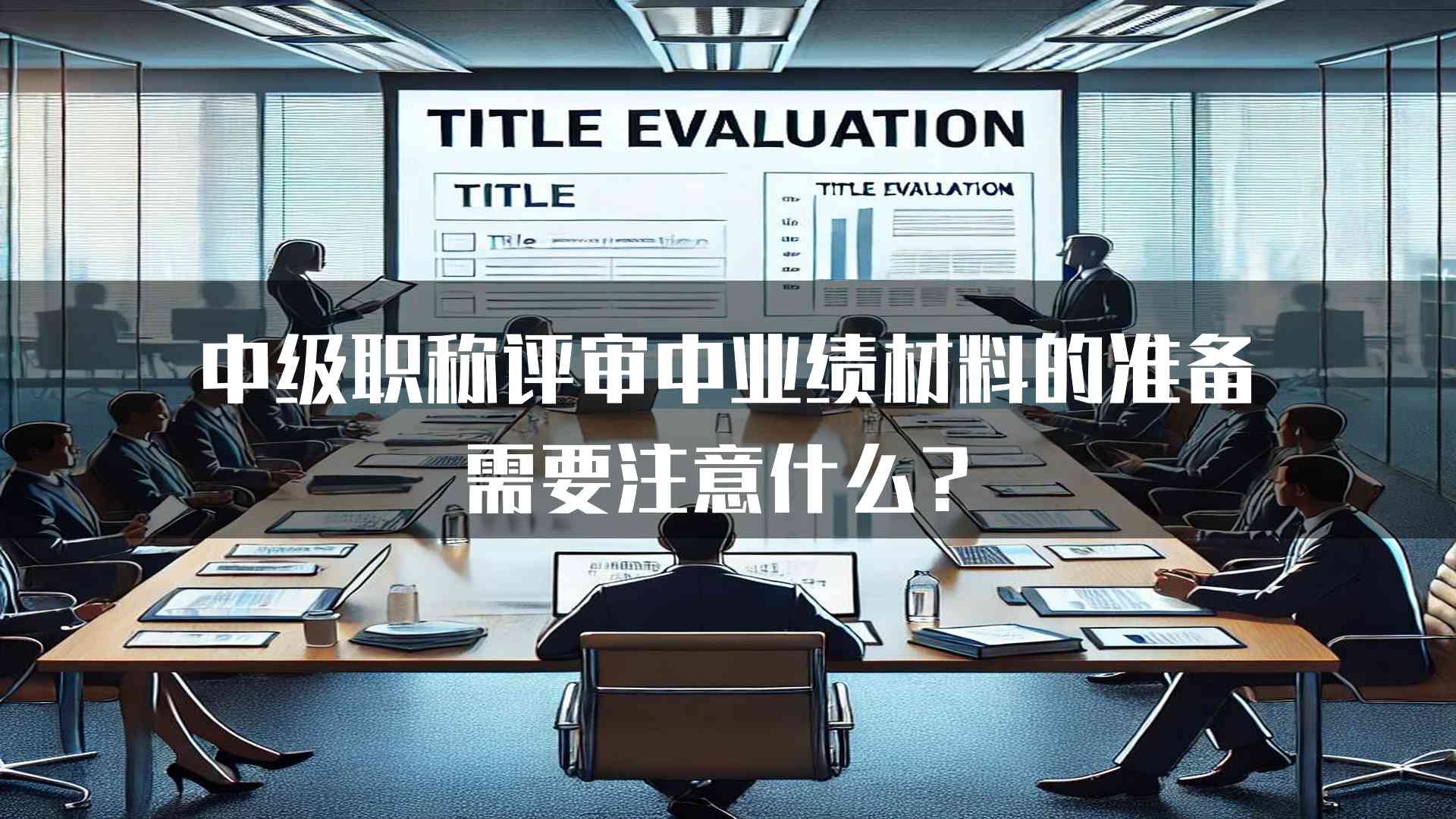 中级职称评审中业绩材料的准备需要注意什么？