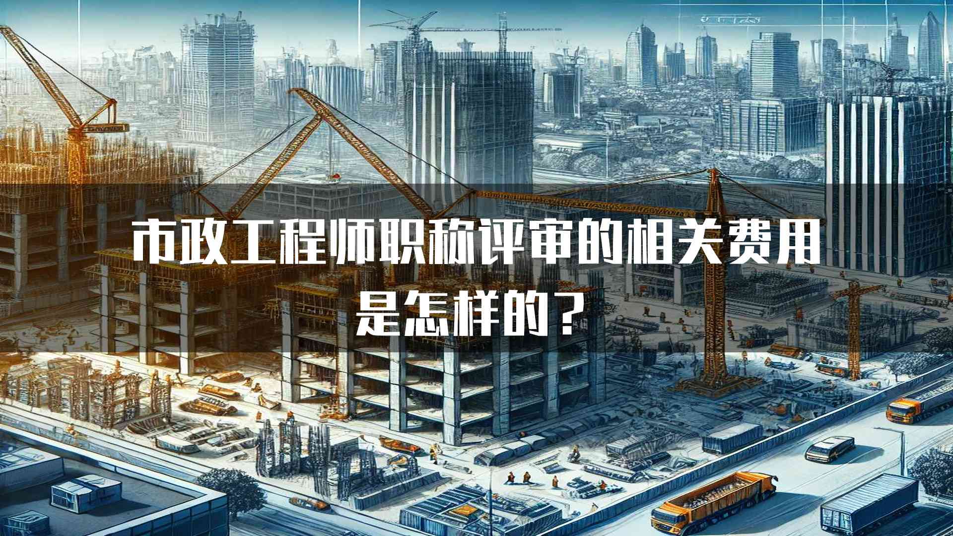 市政工程师职称评审的相关费用是怎样的？