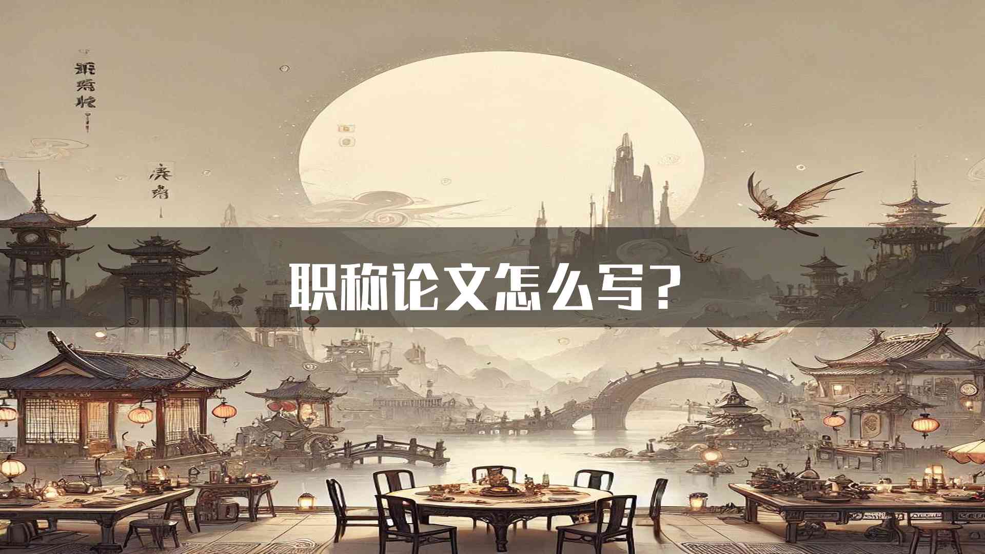 职称论文怎么写？