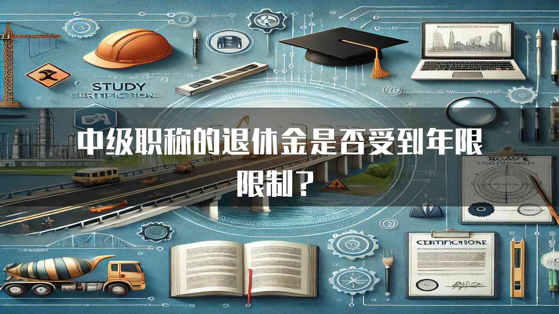 中级职称的退休金是否受到年限限制？