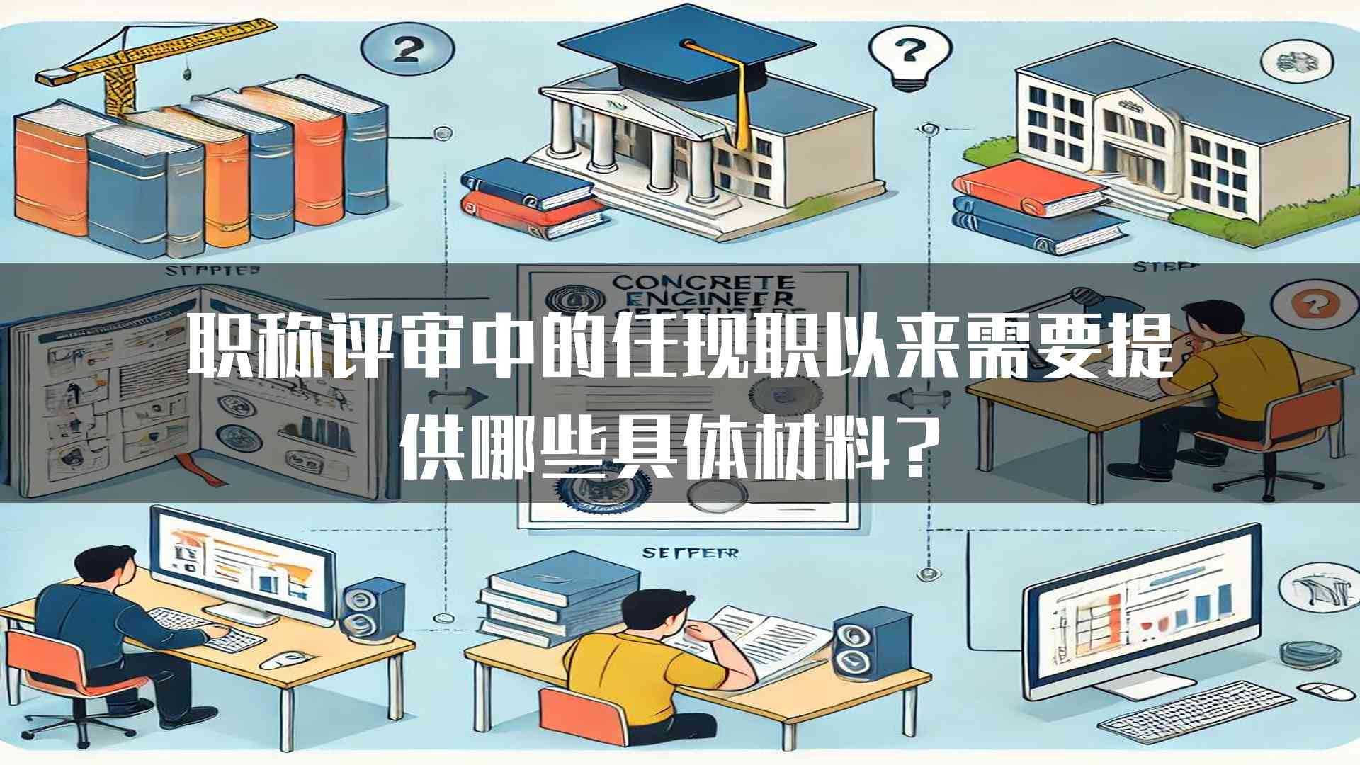 职称评审中的任现职以来需要提供哪些具体材料？