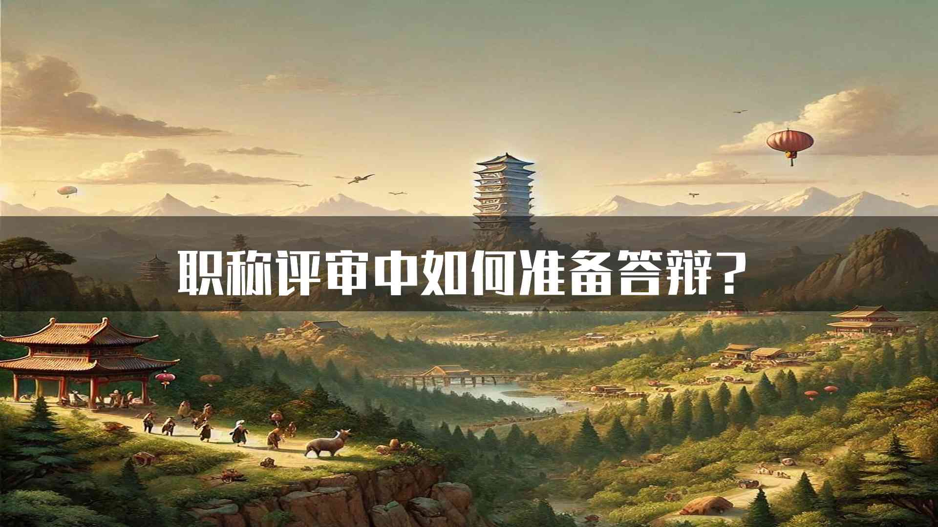 职称评审中如何准备答辩？