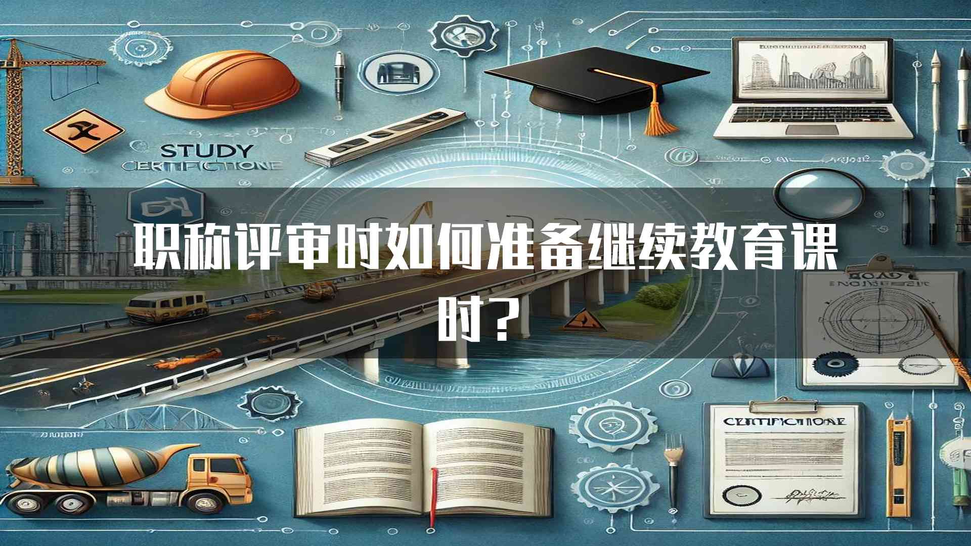 职称评审时如何准备继续教育课时？