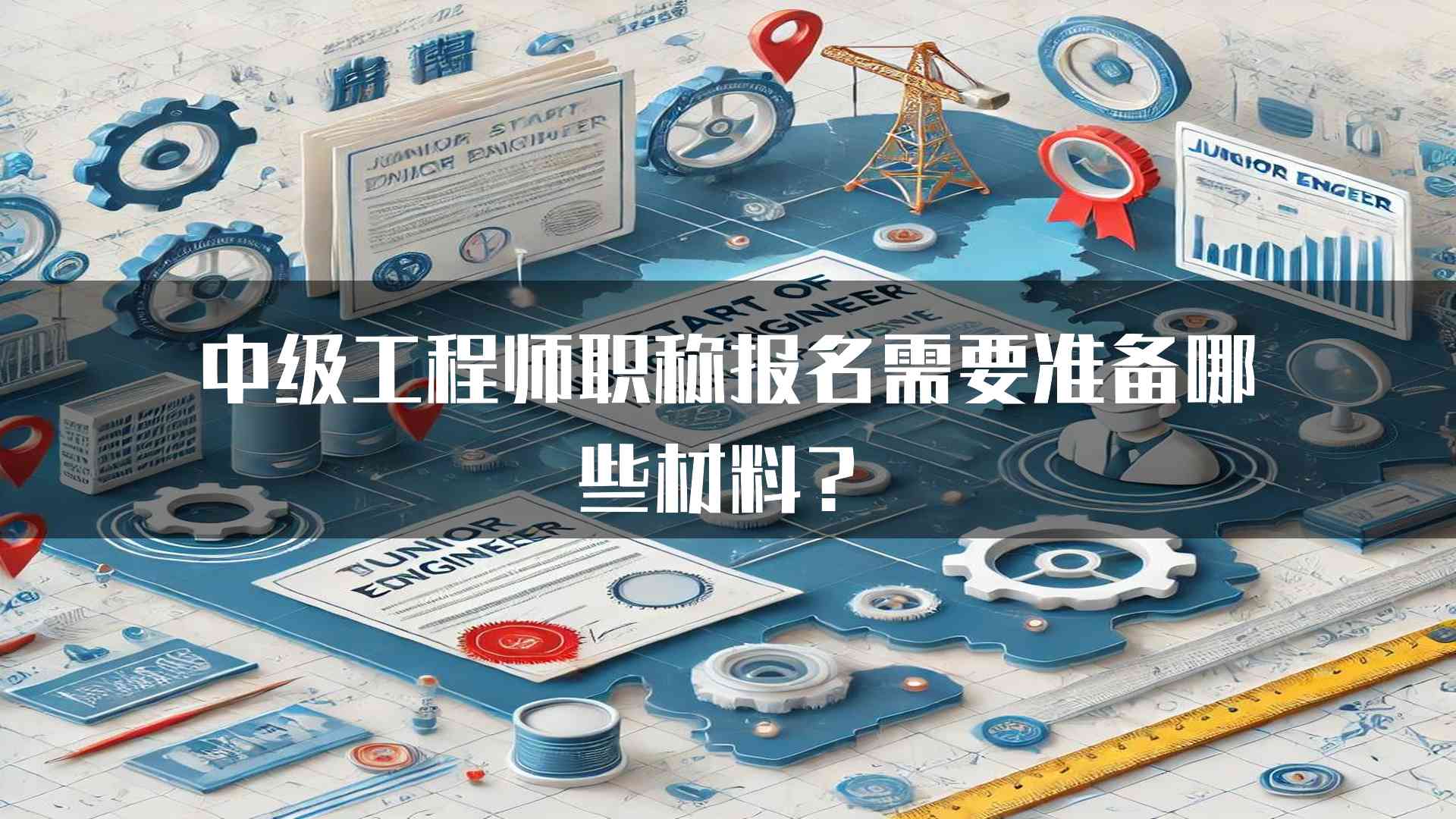 中级工程师职称报名需要准备哪些材料？