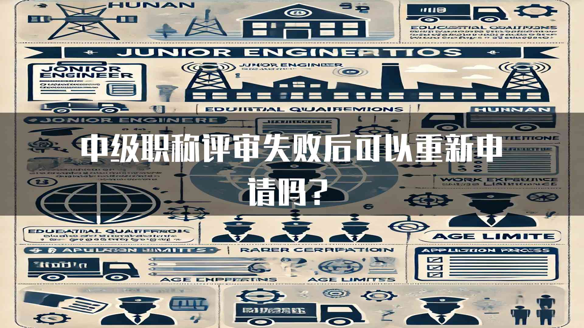 中级职称评审失败后可以重新申请吗？