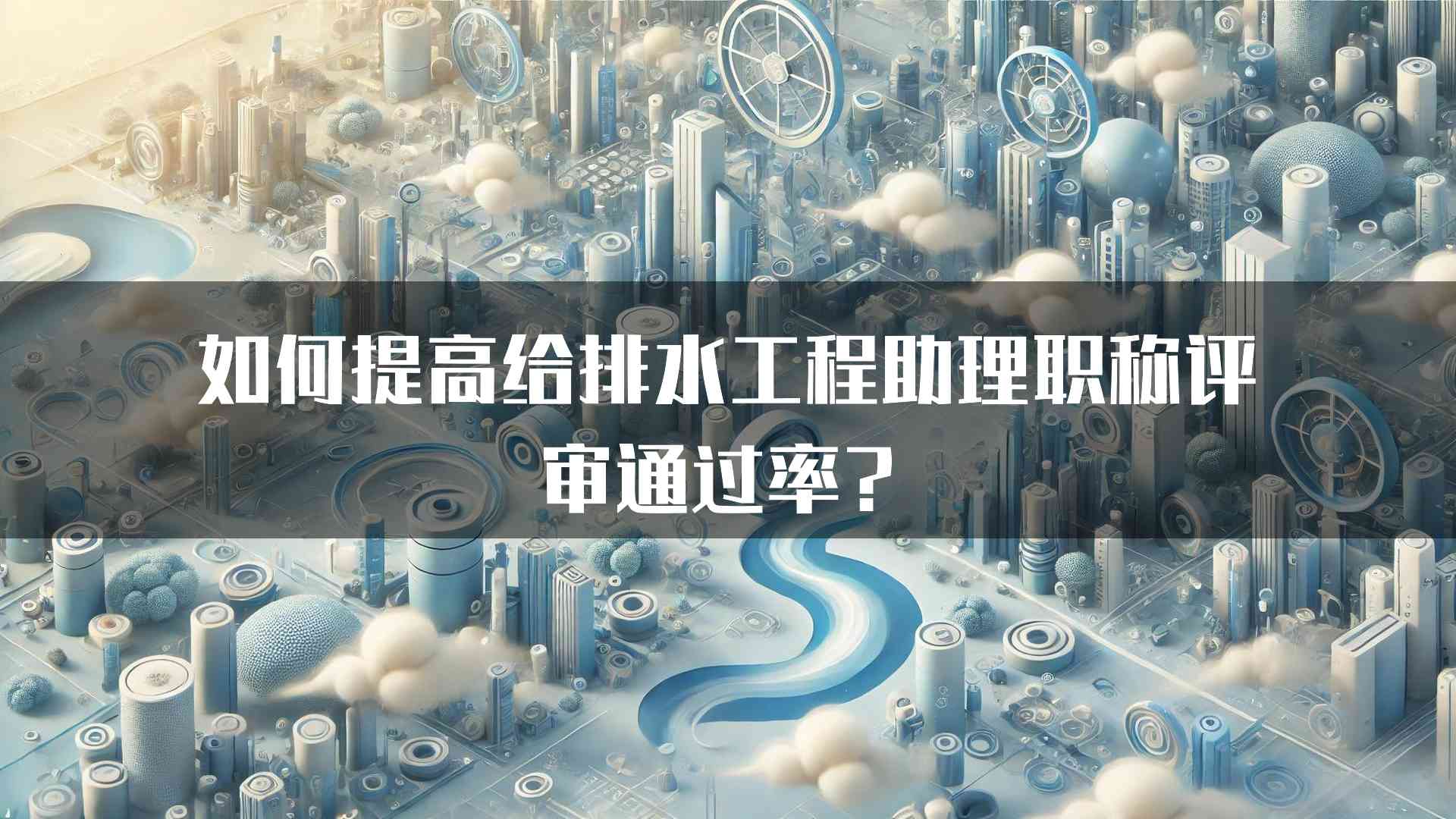 如何提高给排水工程助理职称评审通过率？