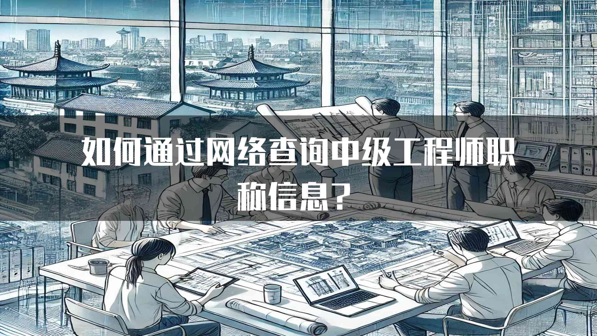 如何通过网络查询中级工程师职称信息？