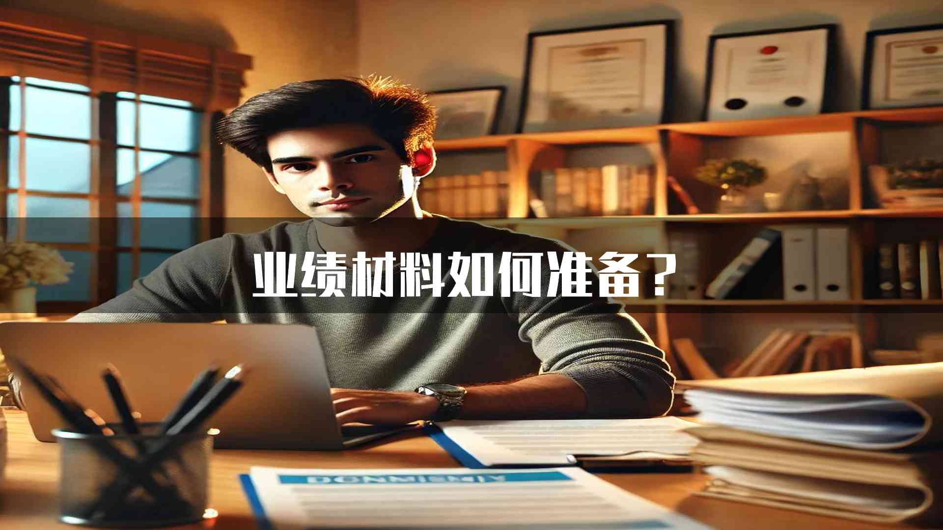 业绩材料如何准备？