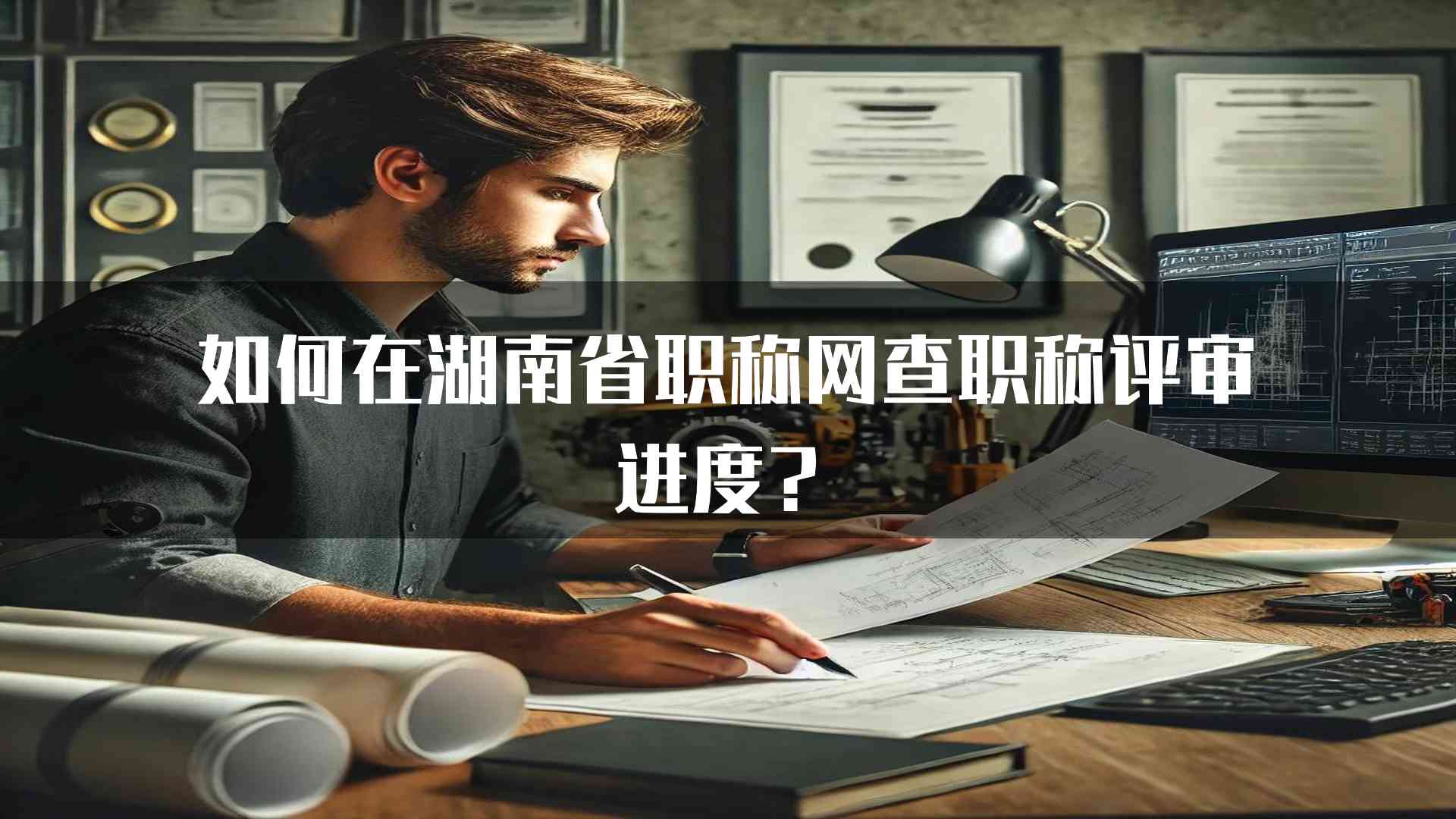 如何在湖南省职称网查职称评审进度？