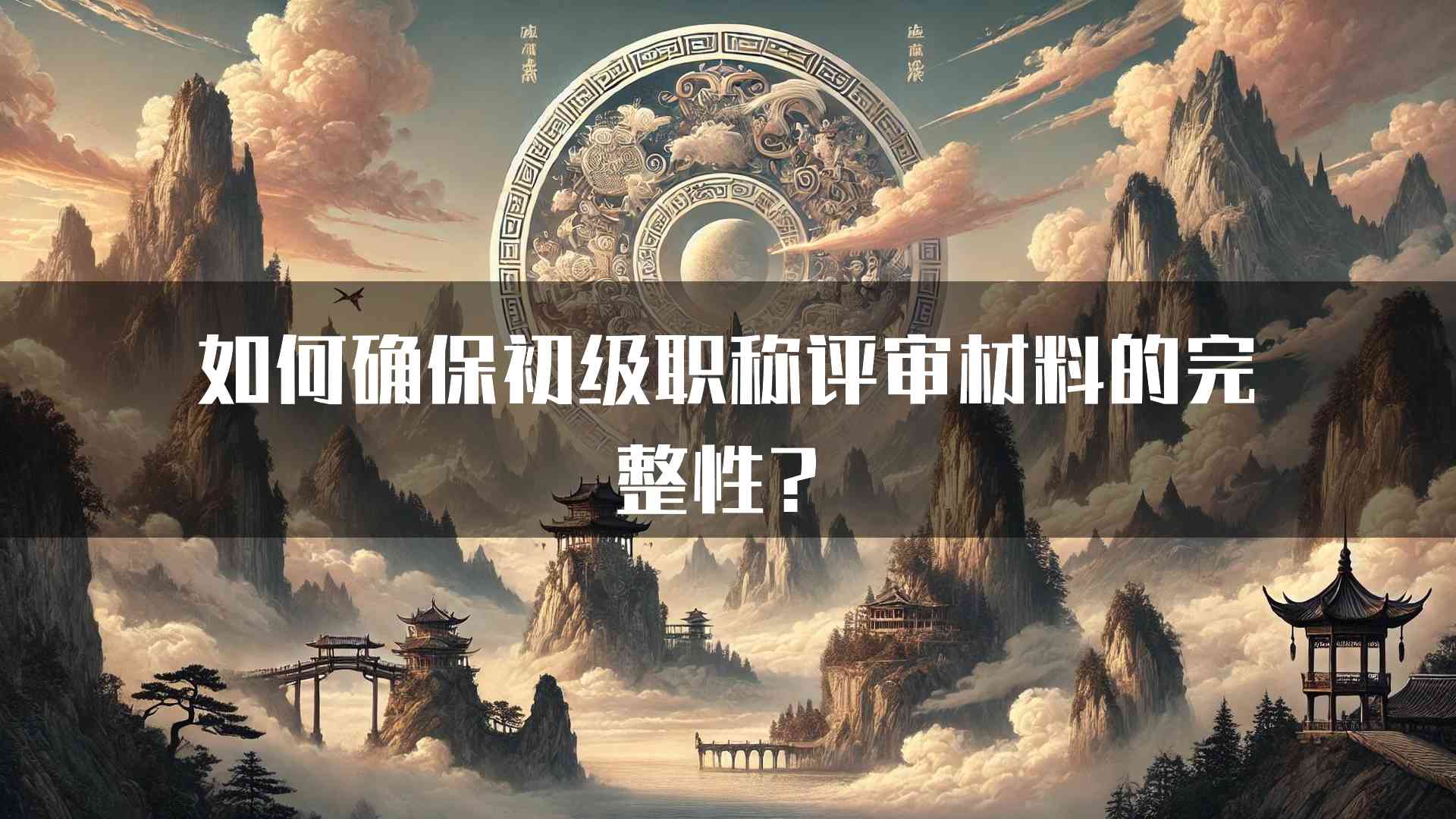 如何确保初级职称评审材料的完整性？