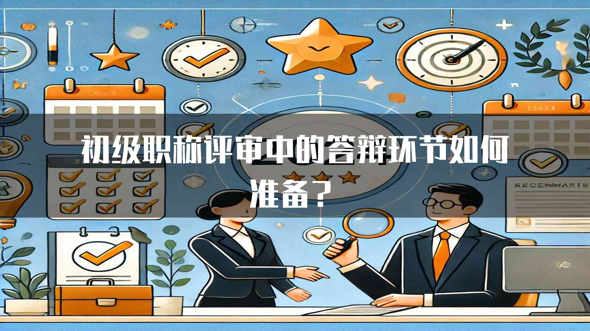 初级职称评审中的答辩环节如何准备？