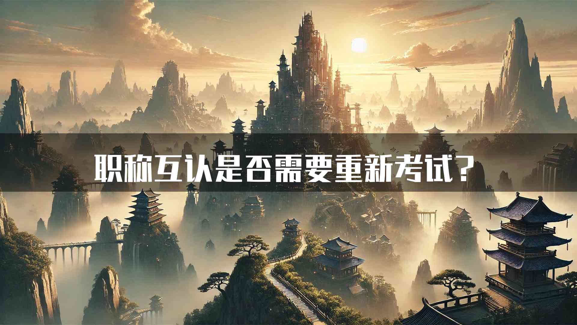 职称互认是否需要重新考试？