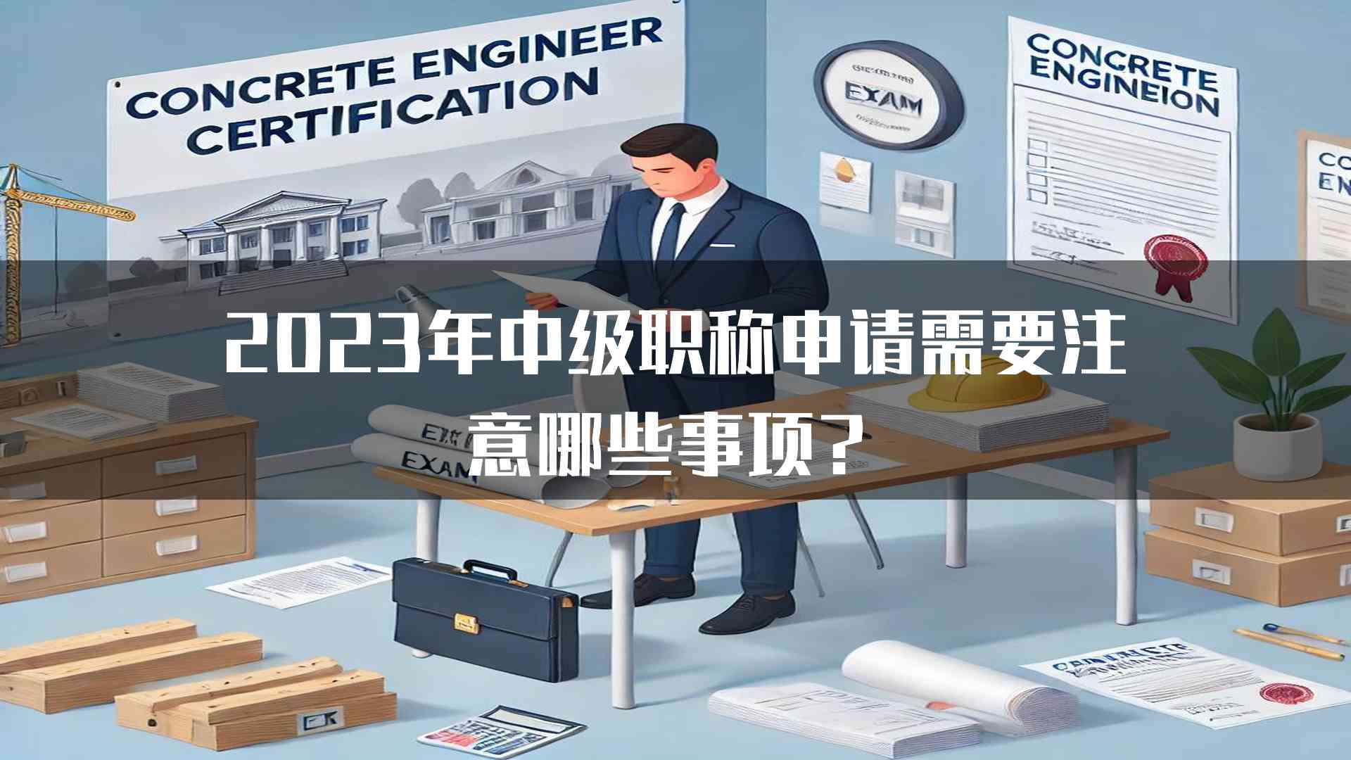 2023年中级职称申请需要注意哪些事项？