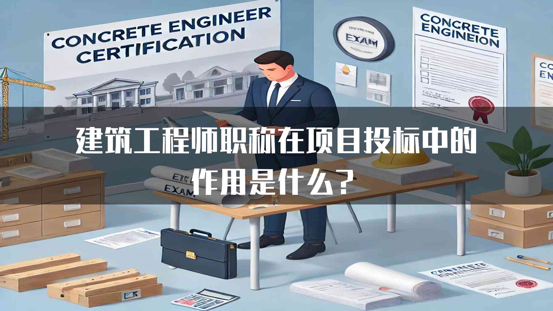 建筑工程师职称在项目投标中的作用是什么？