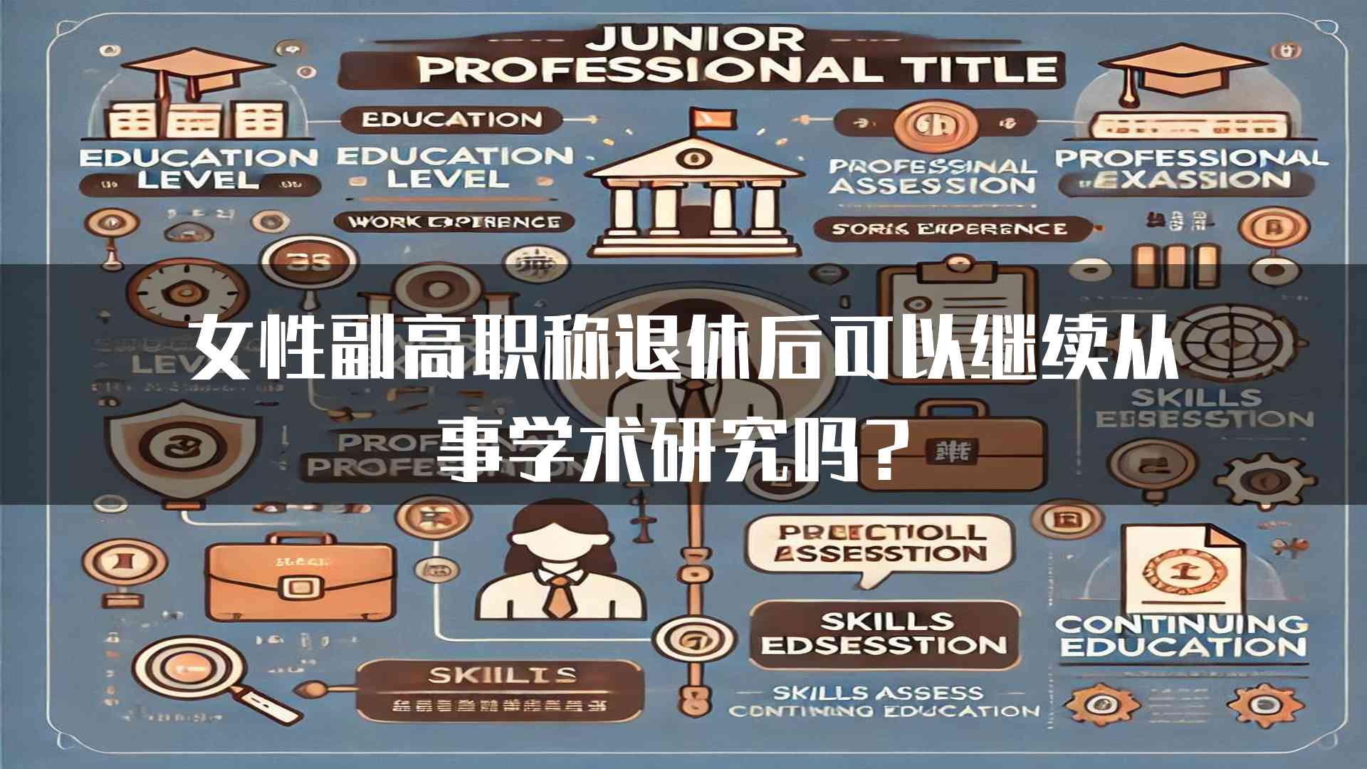 女性副高职称退休后可以继续从事学术研究吗？