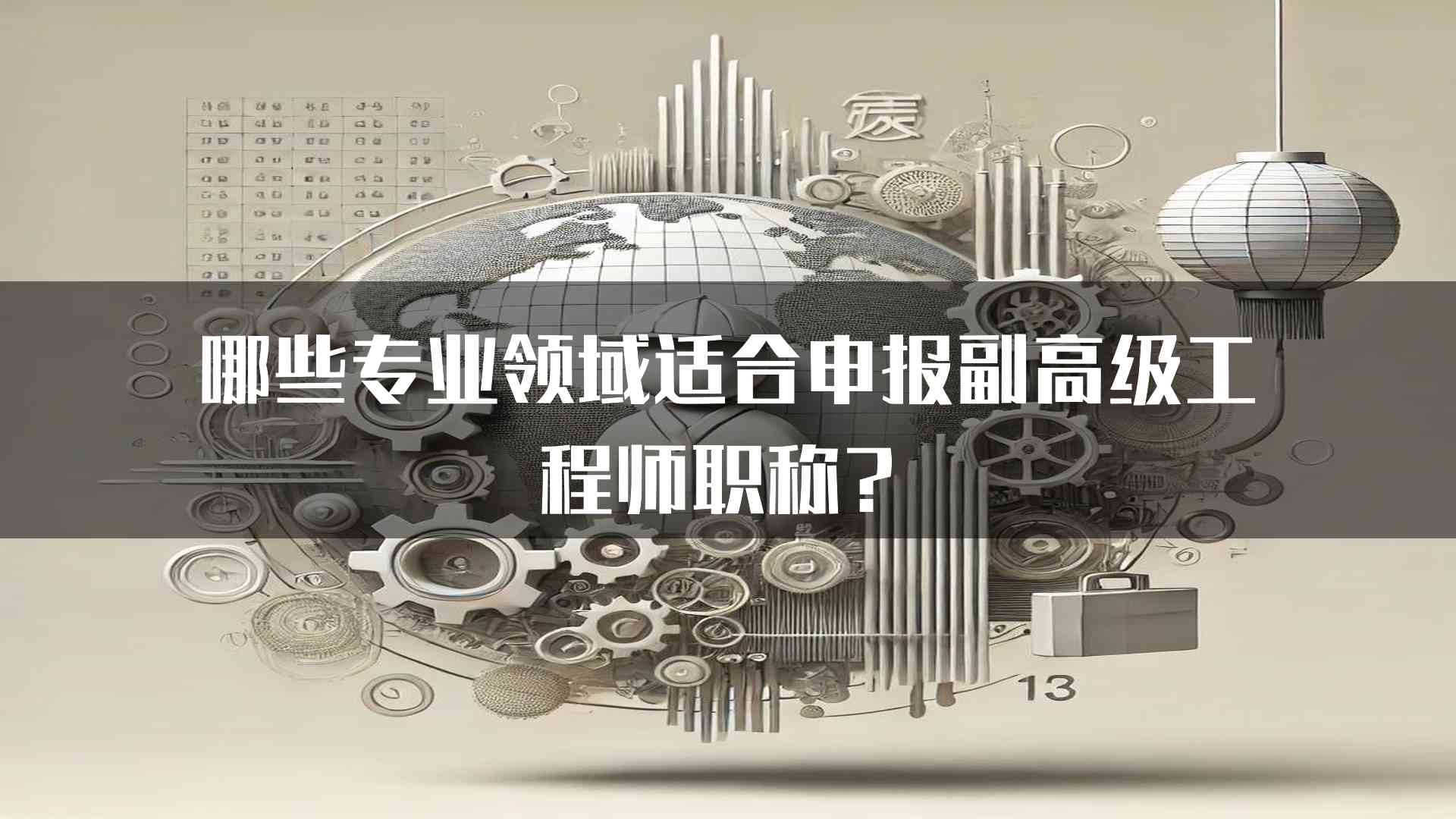 哪些专业领域适合申报副高级工程师职称？