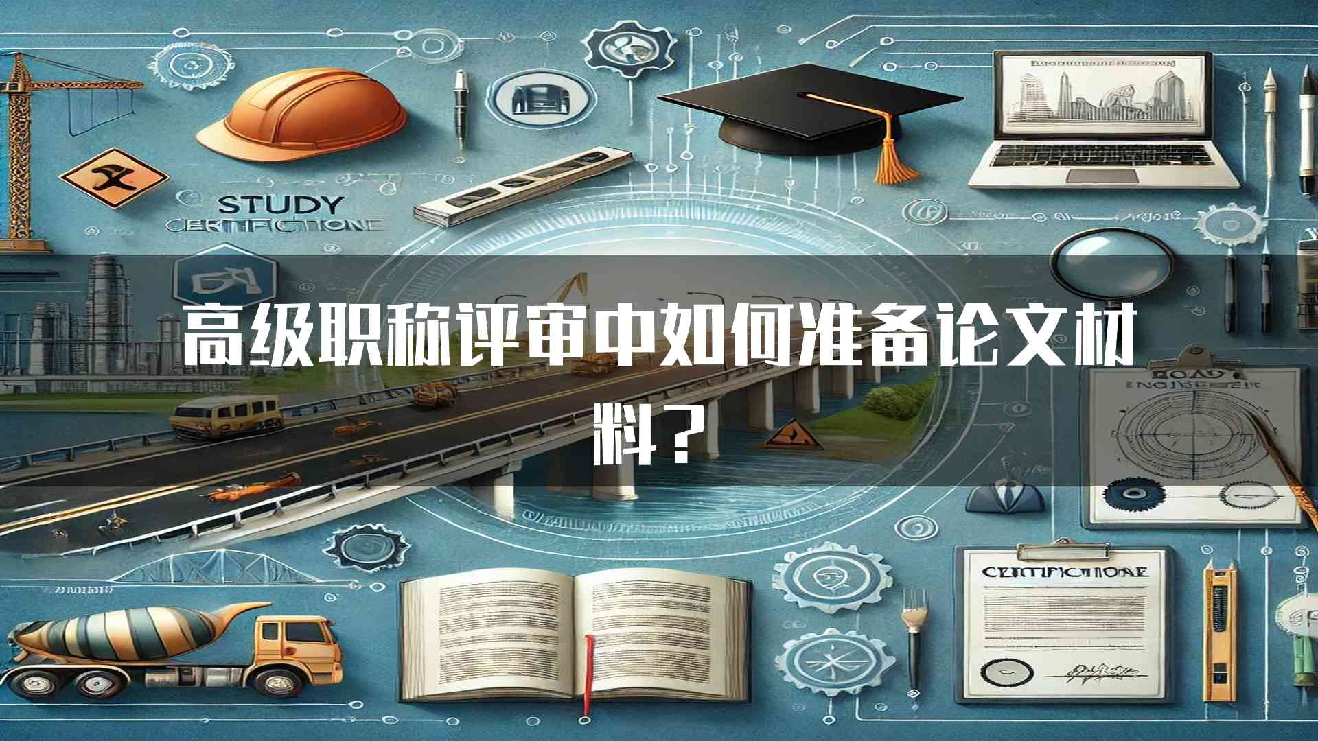 高级职称评审中如何准备论文材料？