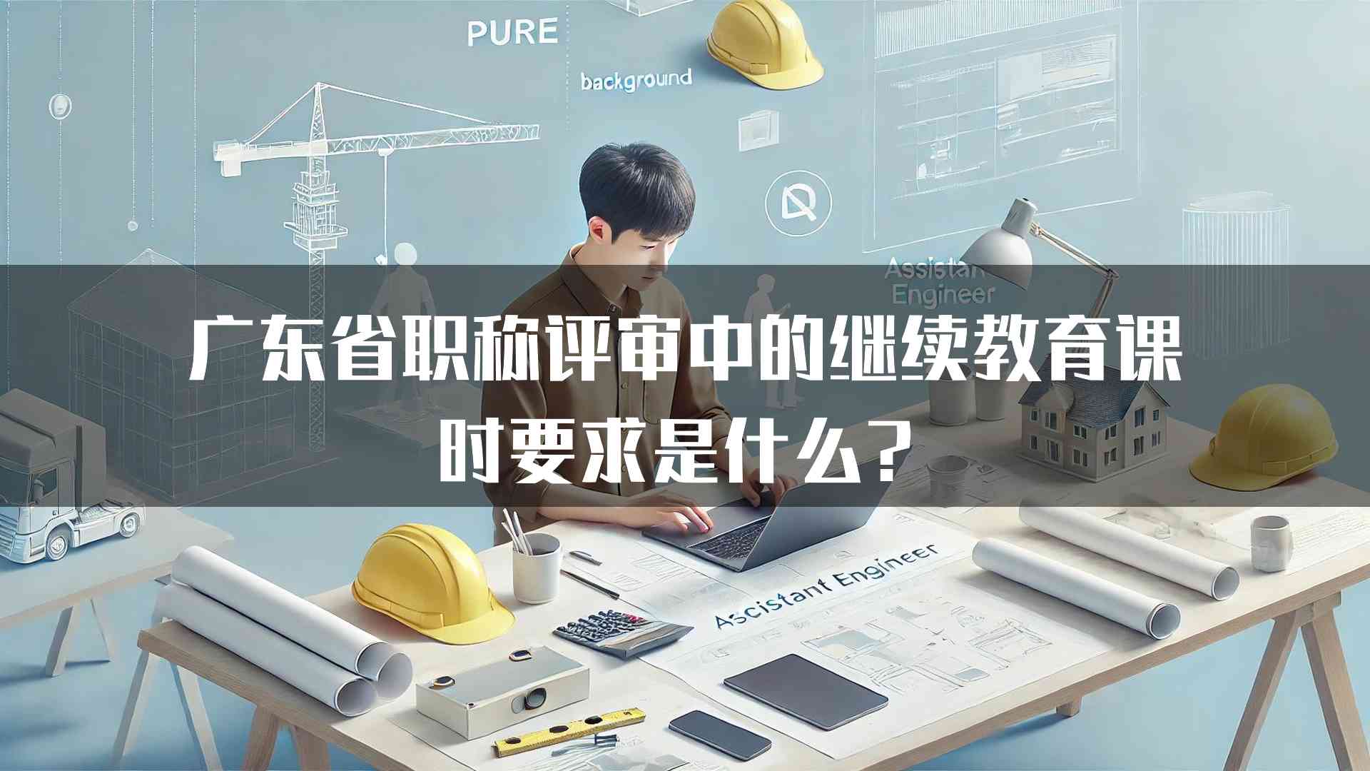 广东省职称评审中的继续教育课时要求是什么？