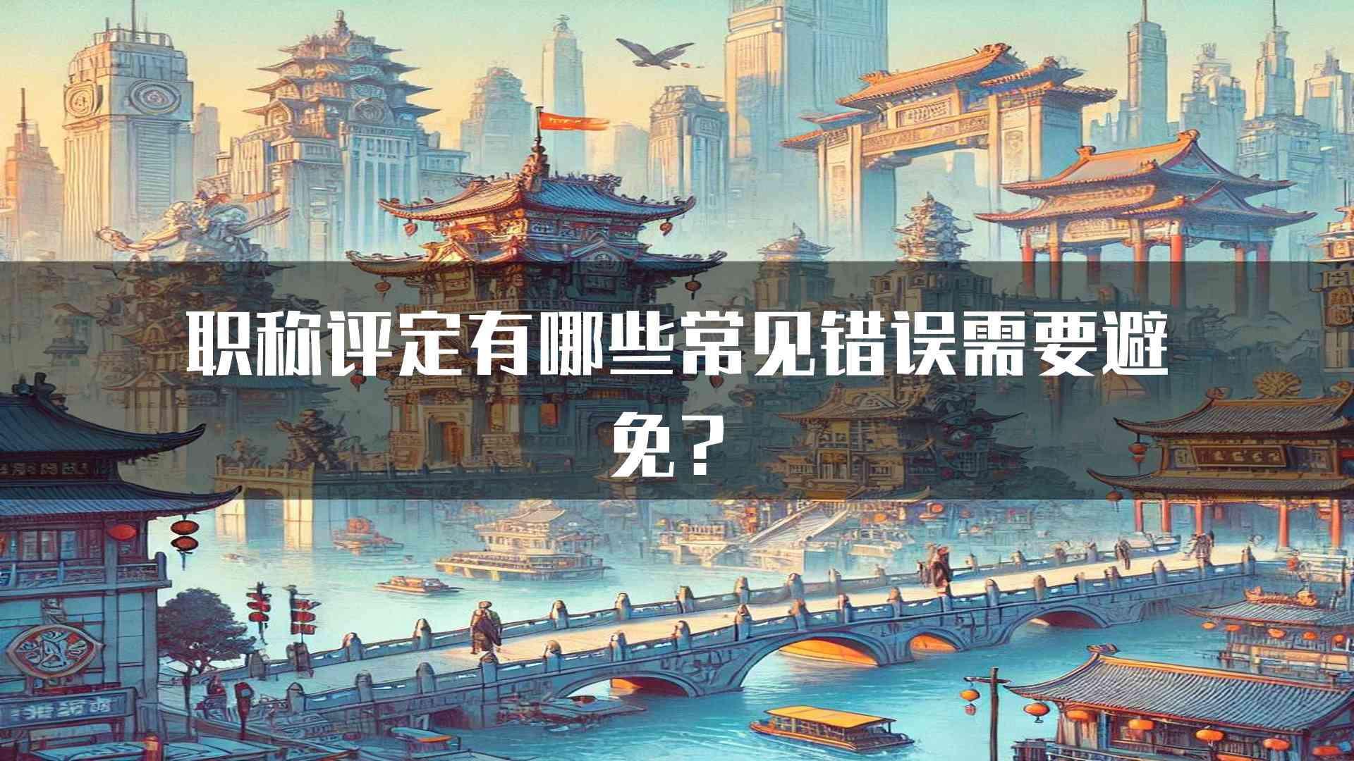 职称评定有哪些常见错误需要避免？