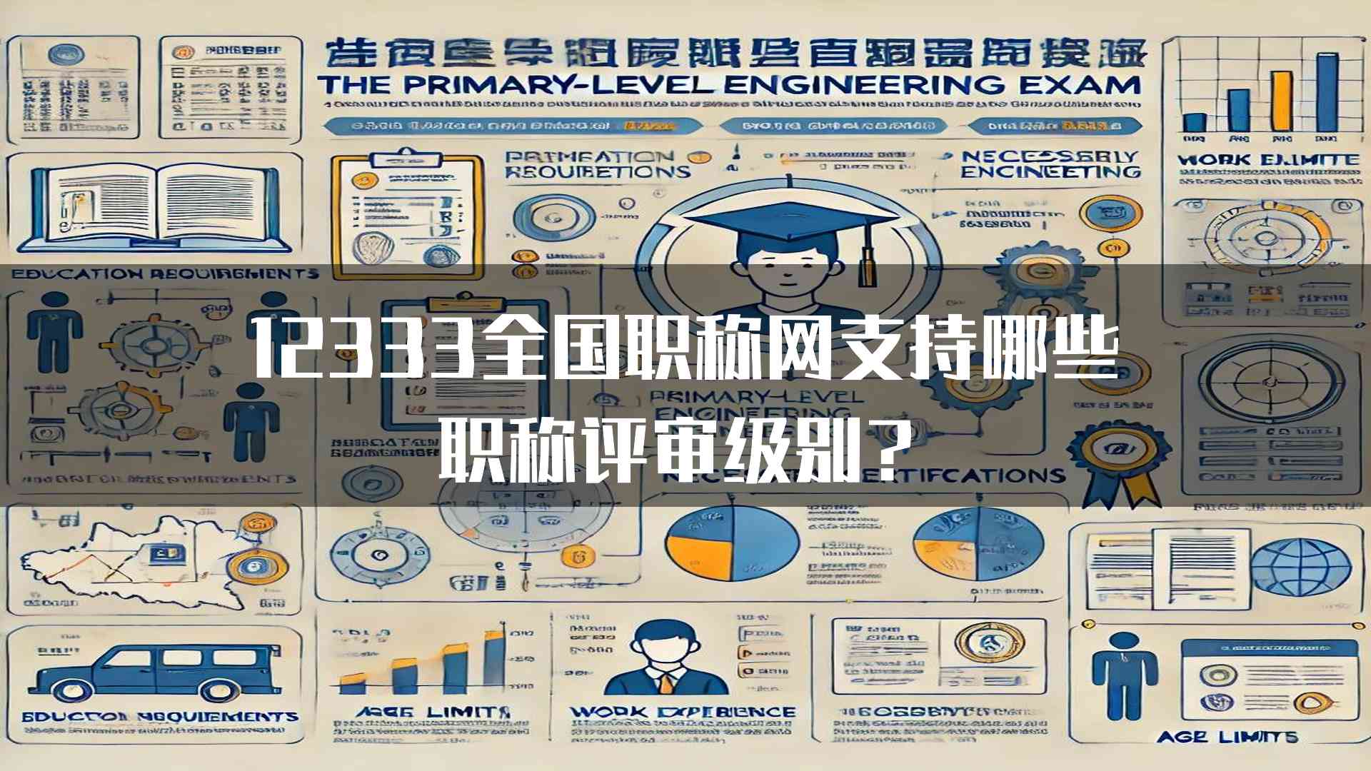 12333全国职称网支持哪些职称评审级别？