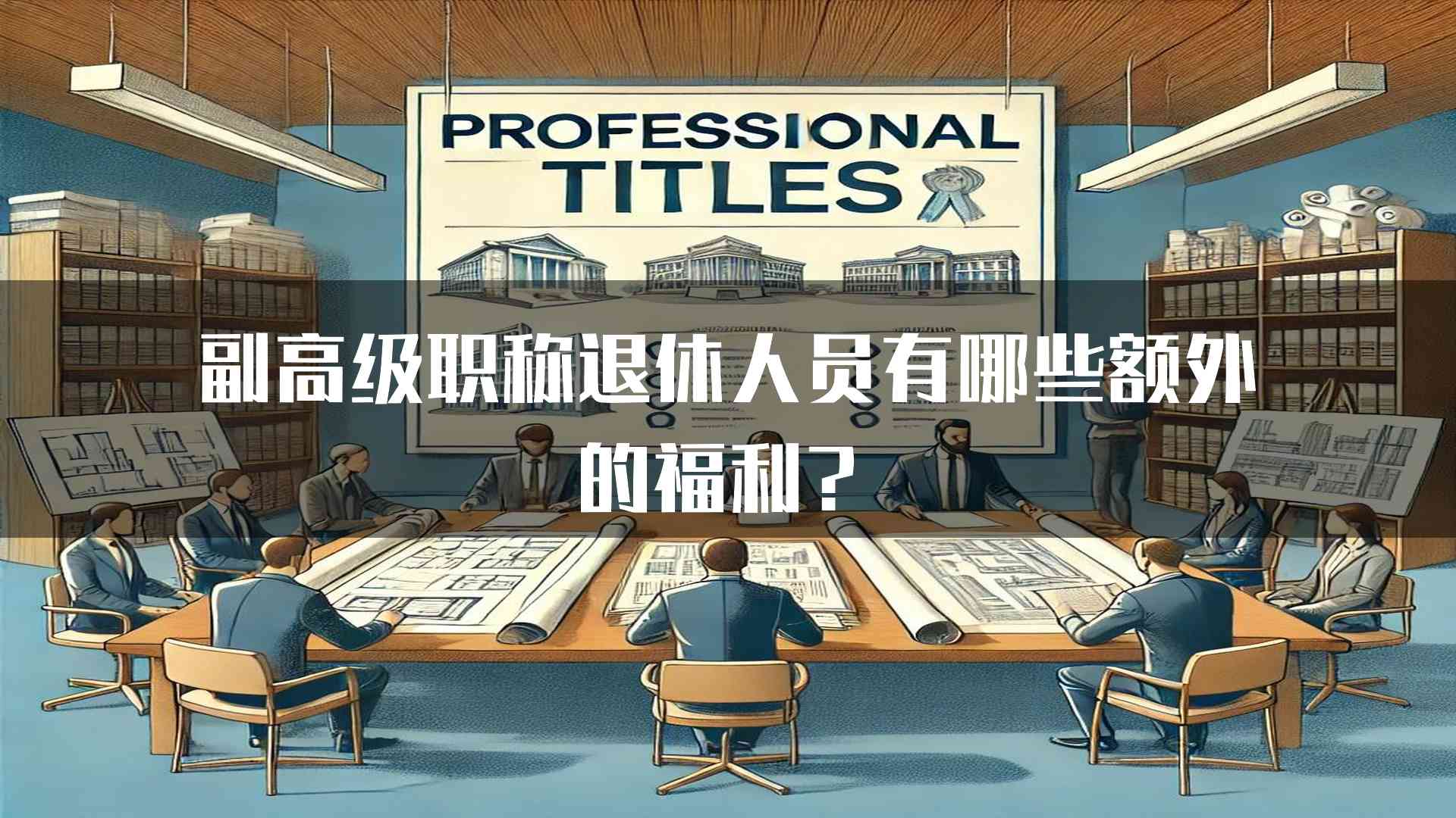 副高级职称退休人员有哪些额外的福利？