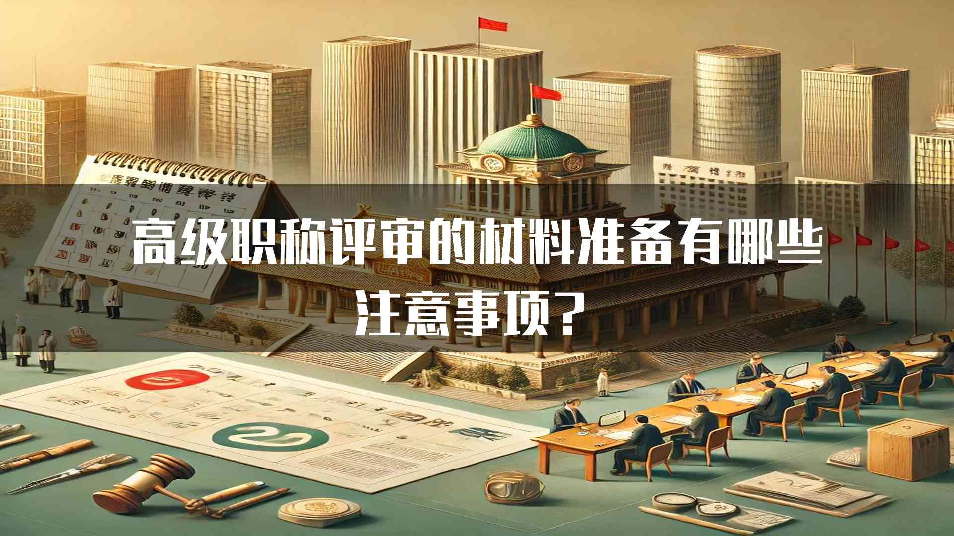 高级职称评审的材料准备有哪些注意事项？