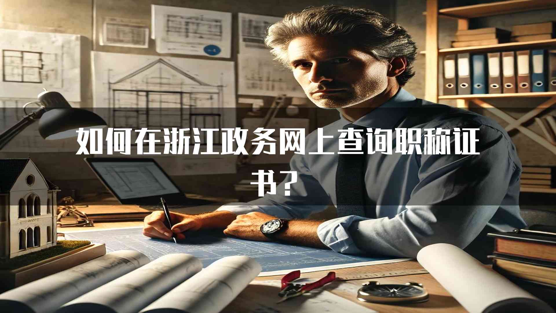 如何在浙江政务网上查询职称证书？