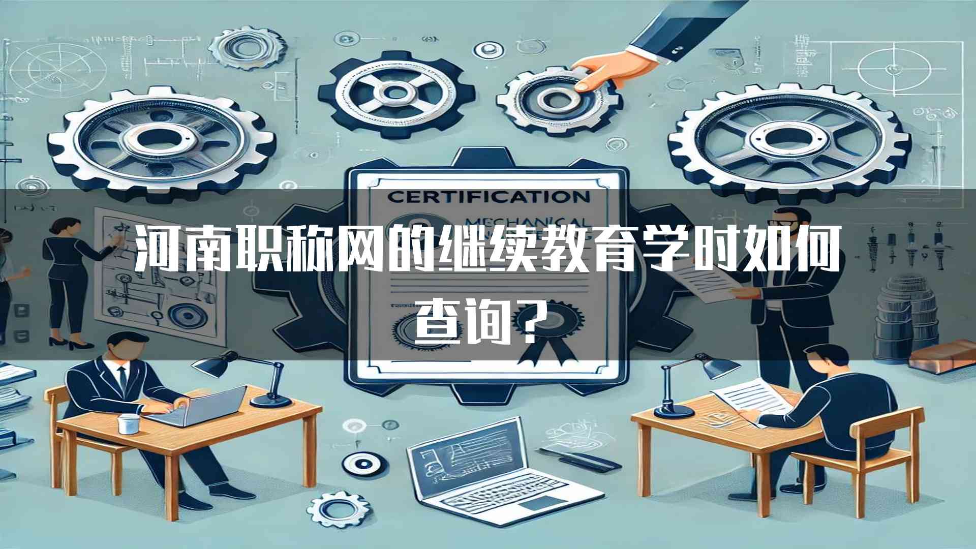 河南职称网的继续教育学时如何查询？