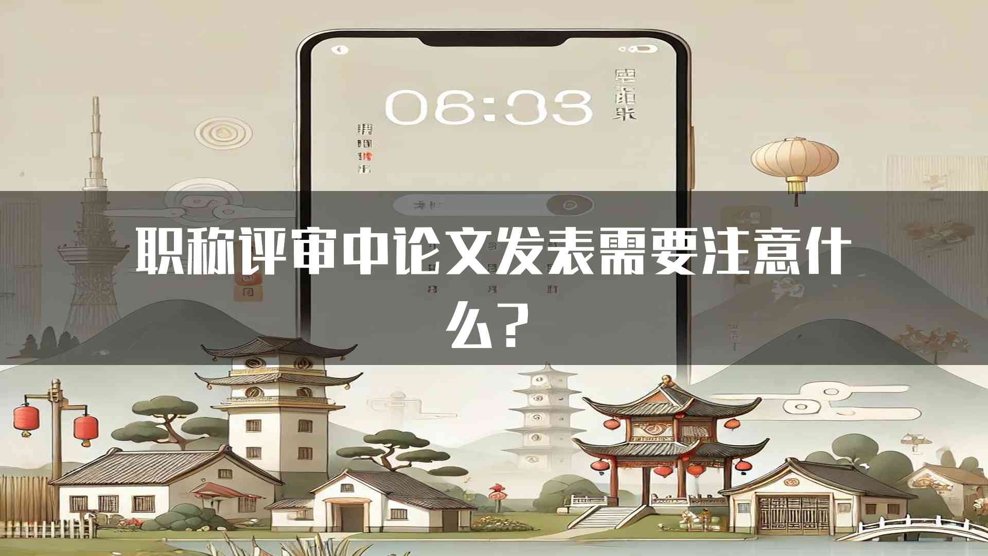 职称评审中论文发表需要注意什么？