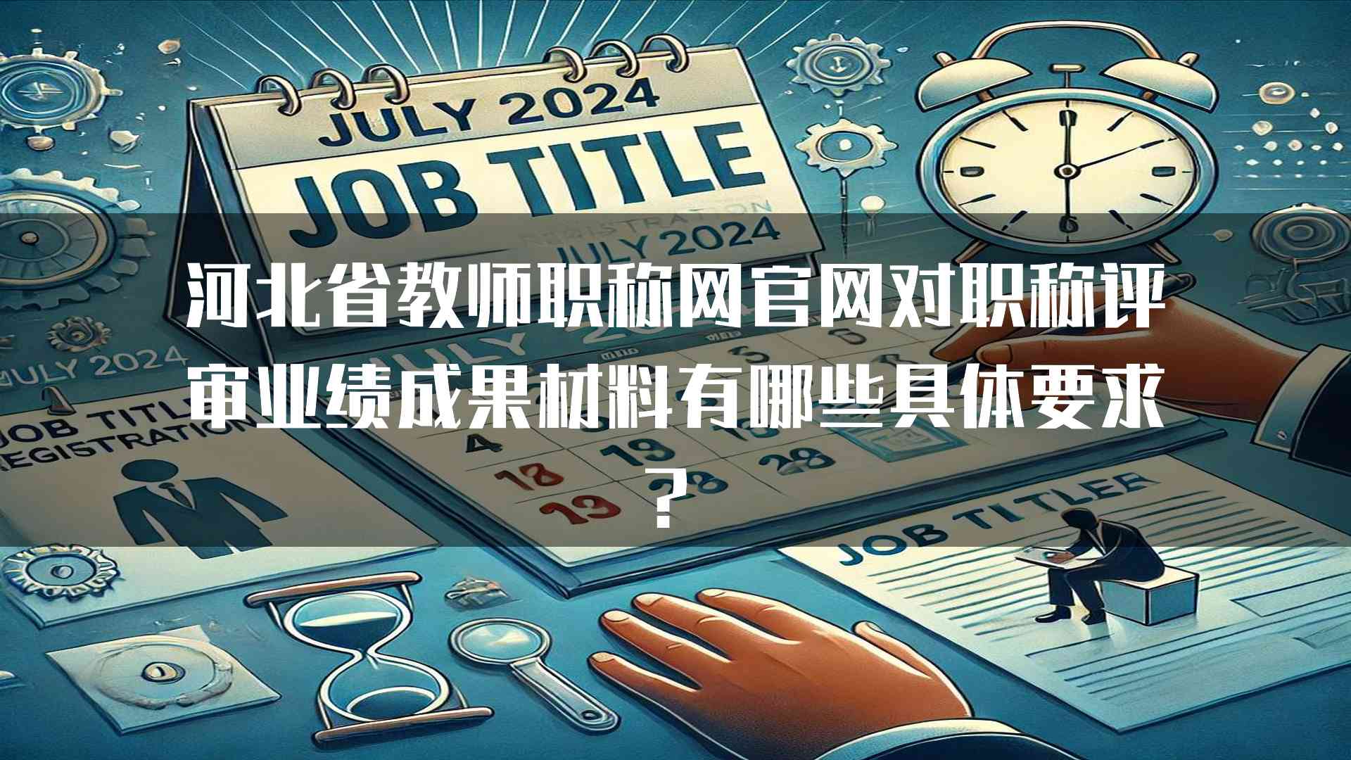 河北省教师职称网官网对职称评审业绩成果材料有哪些具体要求？