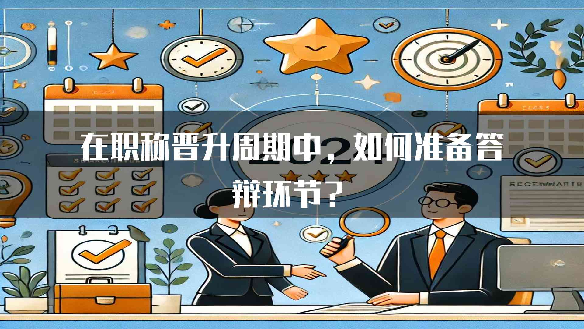 在职称晋升周期中，如何准备答辩环节？