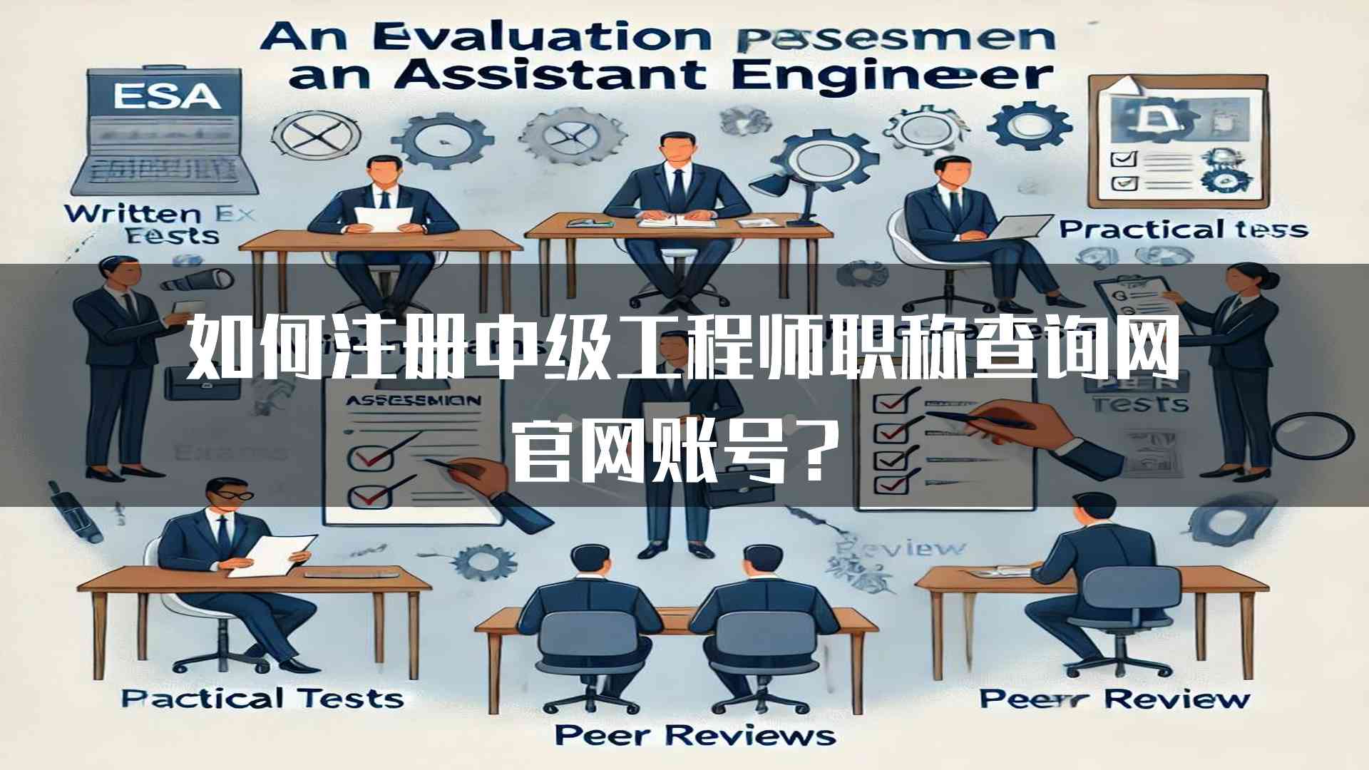 如何注册中级工程师职称查询网官网账号？