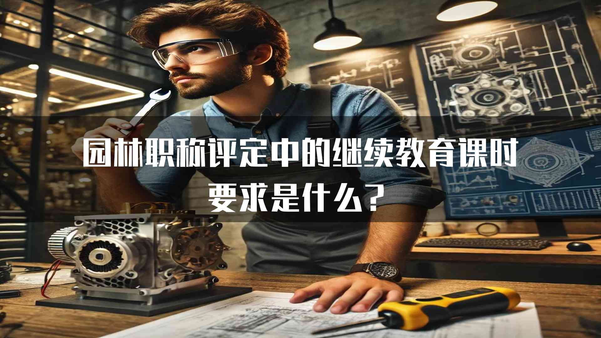 园林职称评定中的继续教育课时要求是什么？