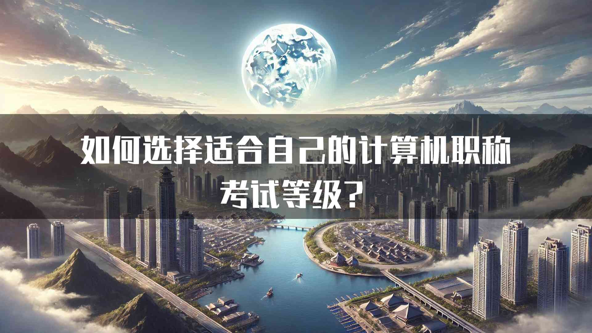 如何选择适合自己的计算机职称考试等级？