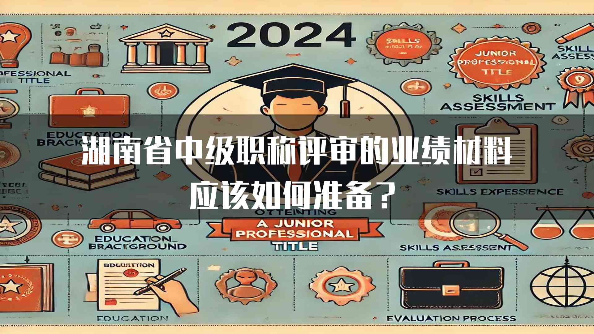 湖南省中级职称评审的业绩材料应该如何准备？