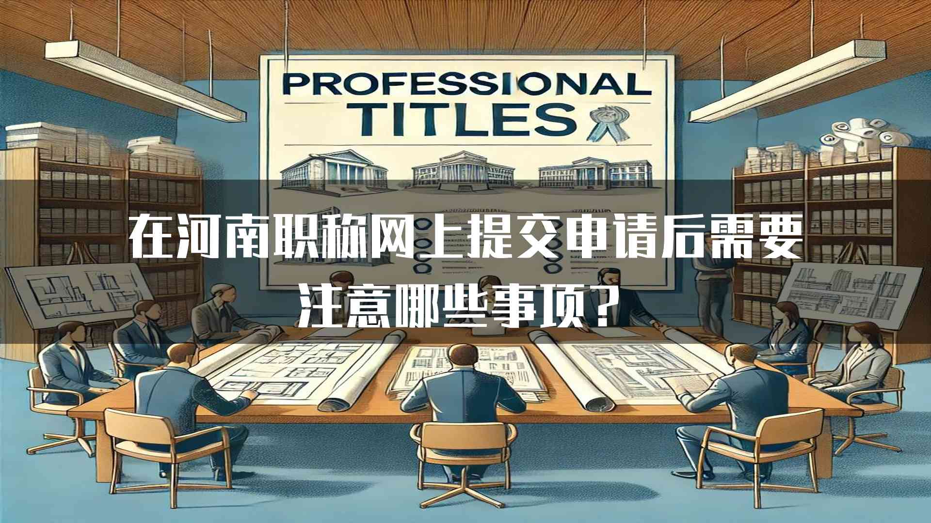 在河南职称网上提交申请后需要注意哪些事项？