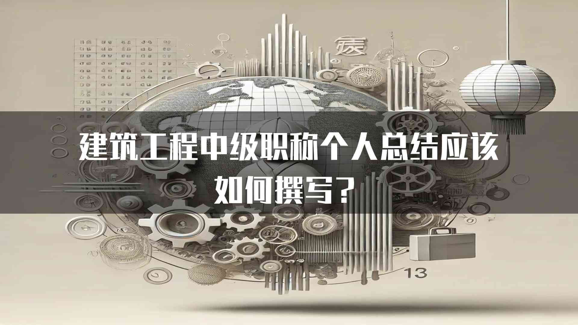 建筑工程中级职称个人总结应该如何撰写？