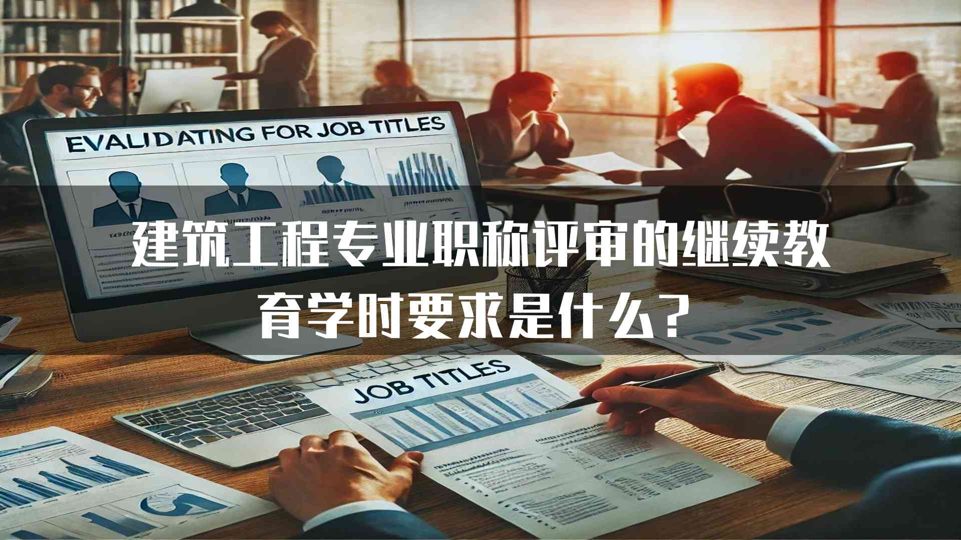 建筑工程专业职称评审的继续教育学时要求是什么？