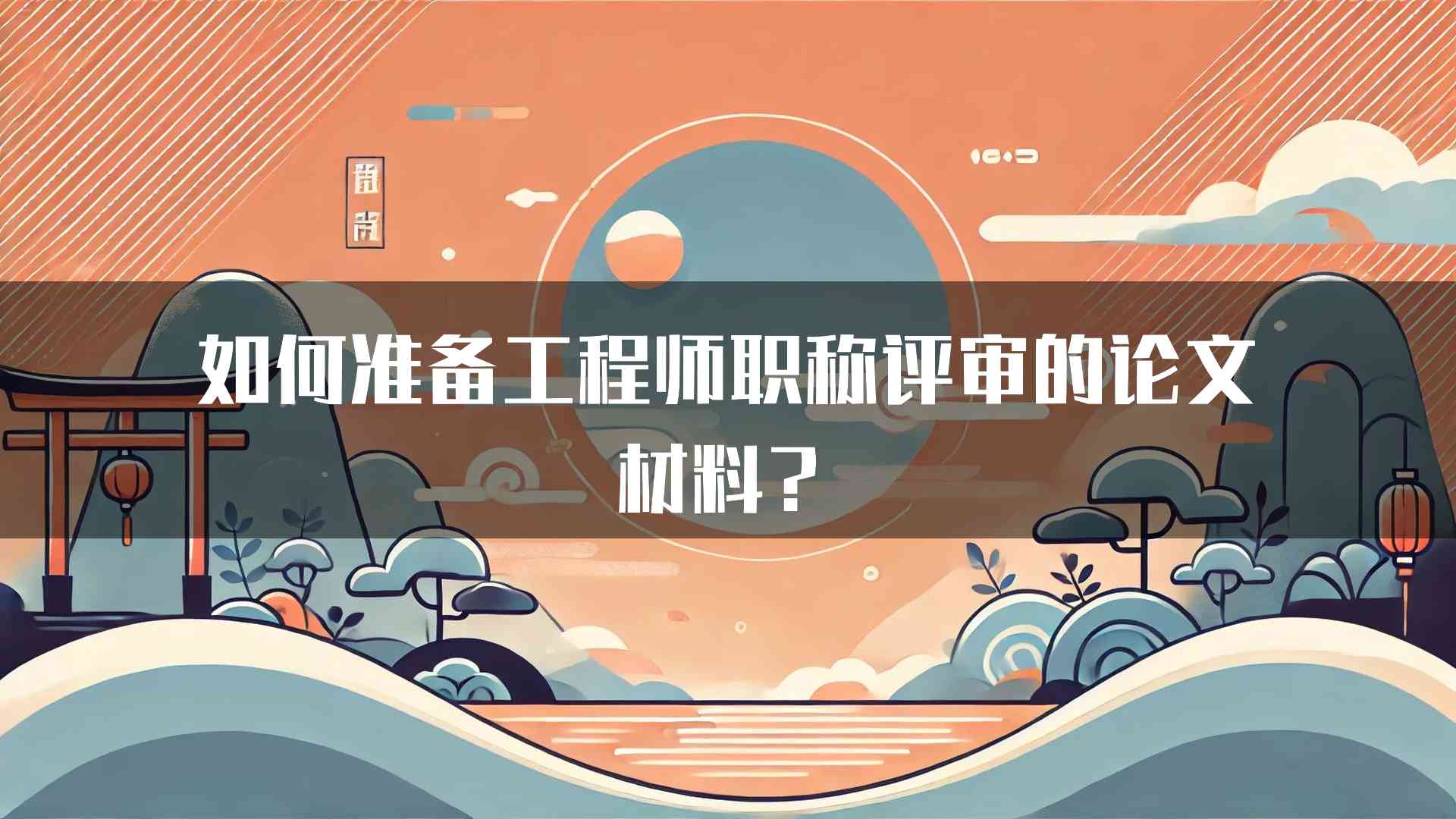 如何准备工程师职称评审的论文材料？