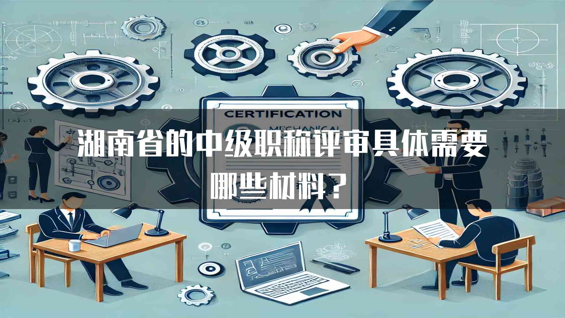 湖南省的中级职称评审具体需要哪些材料？