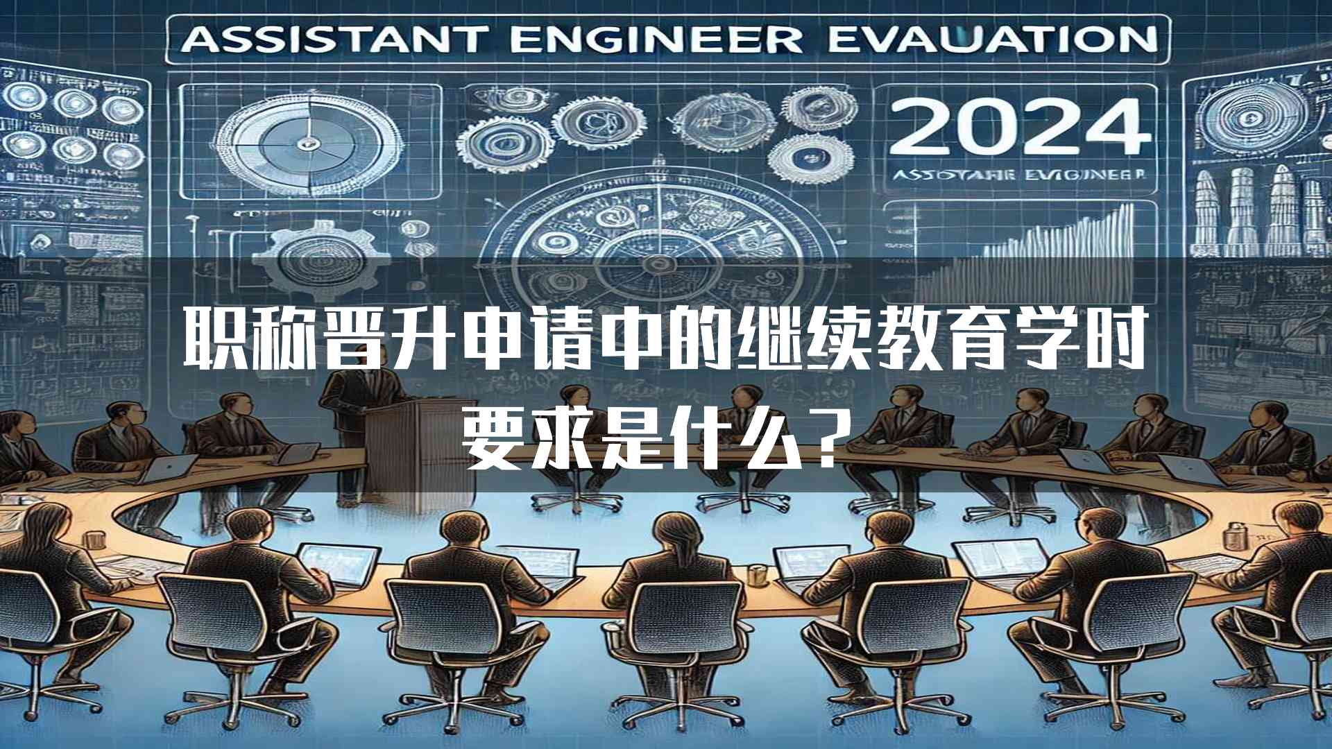 职称晋升申请中的继续教育学时要求是什么？