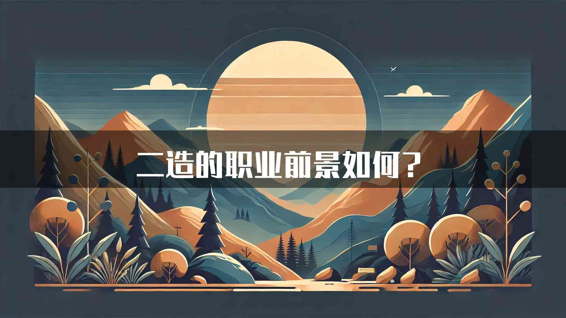 二造的职业前景如何？