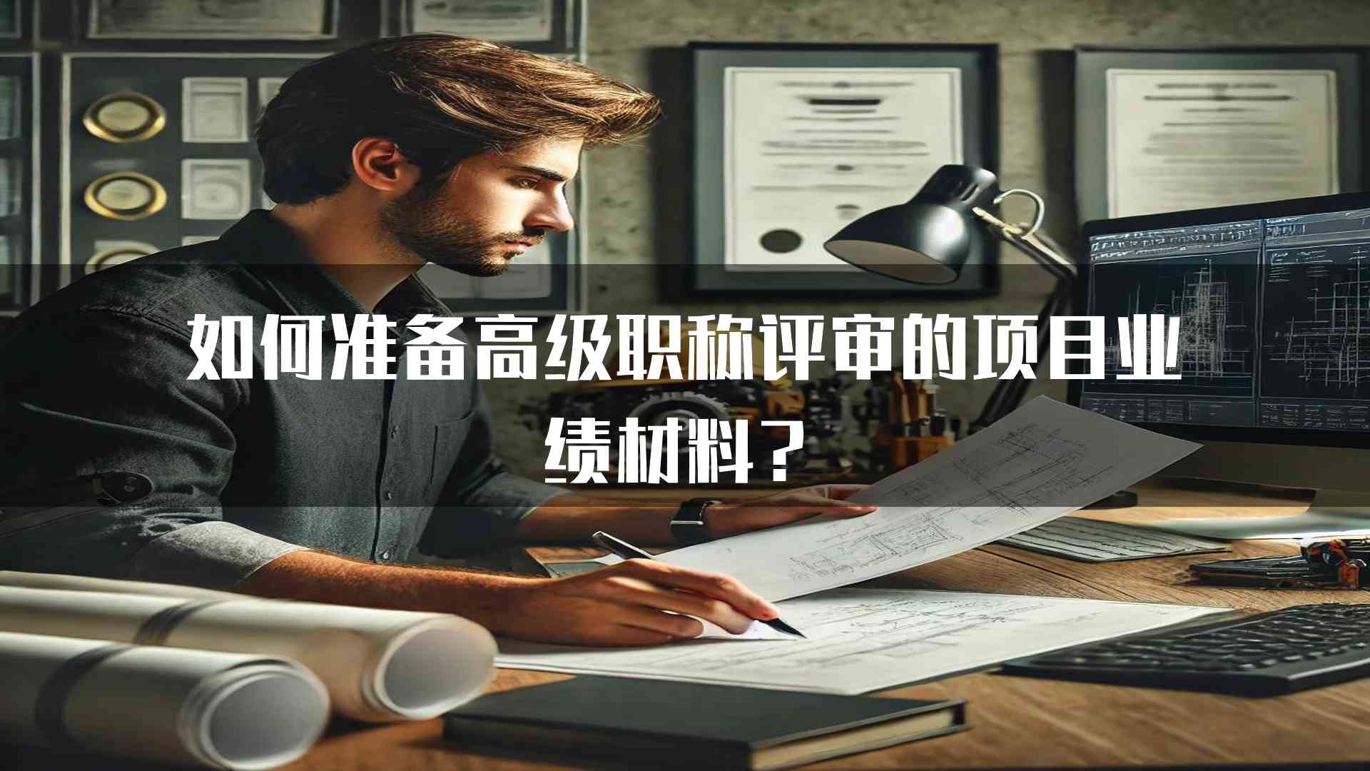 如何准备高级职称评审的项目业绩材料？