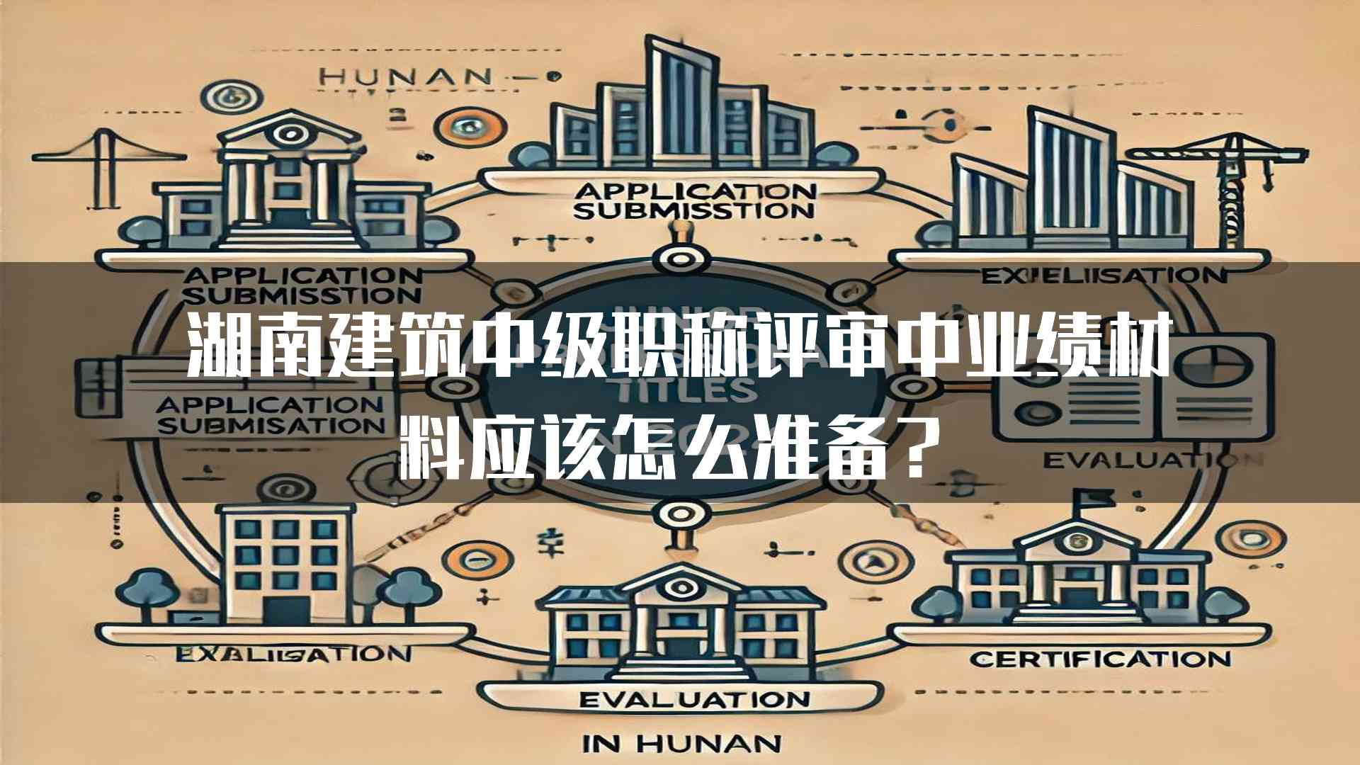 湖南建筑中级职称评审中业绩材料应该怎么准备？