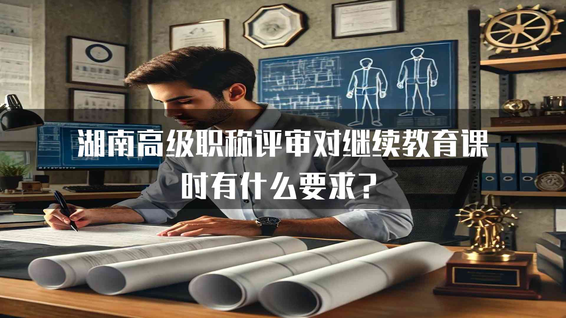 湖南高级职称评审对继续教育课时有什么要求？