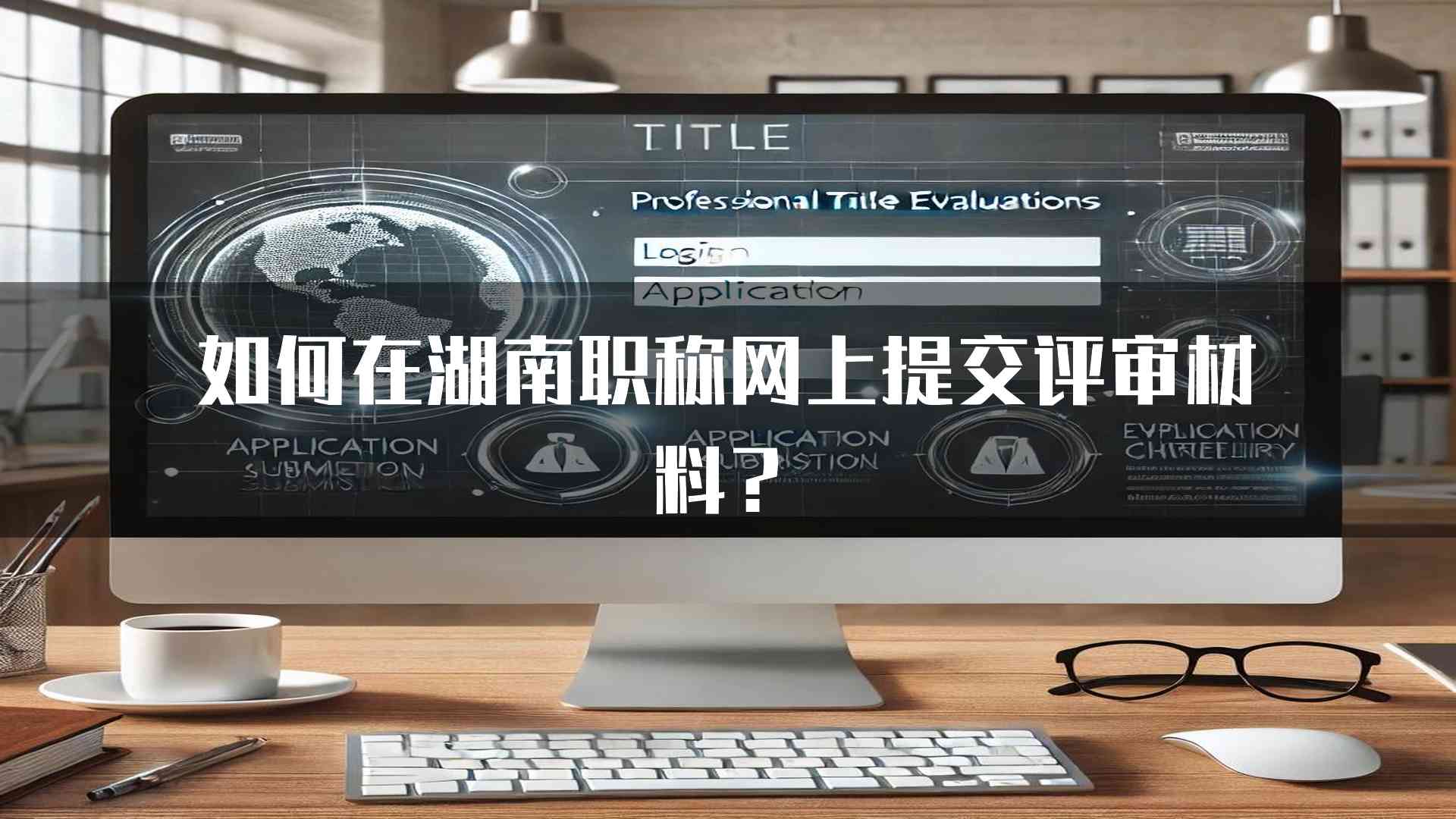 如何在湖南职称网上提交评审材料？