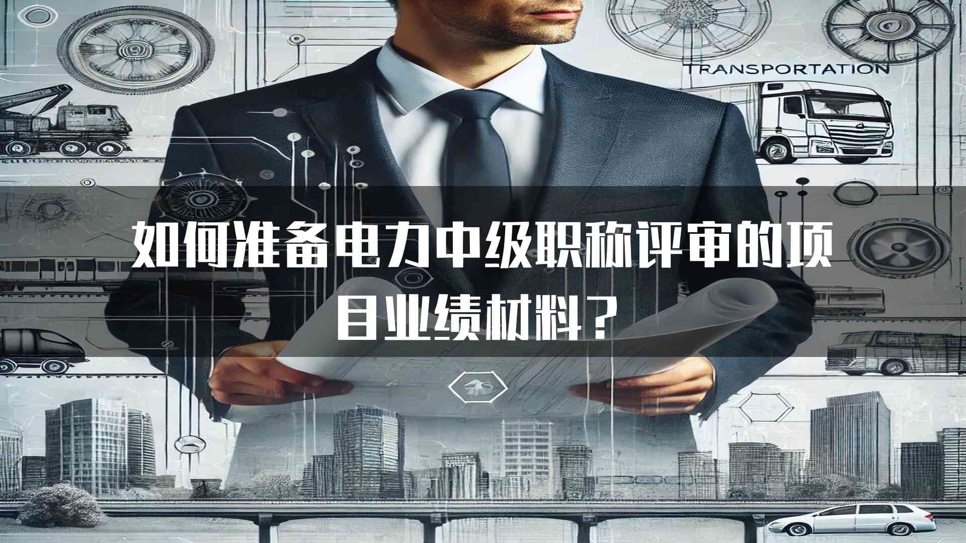 如何准备电力中级职称评审的项目业绩材料？