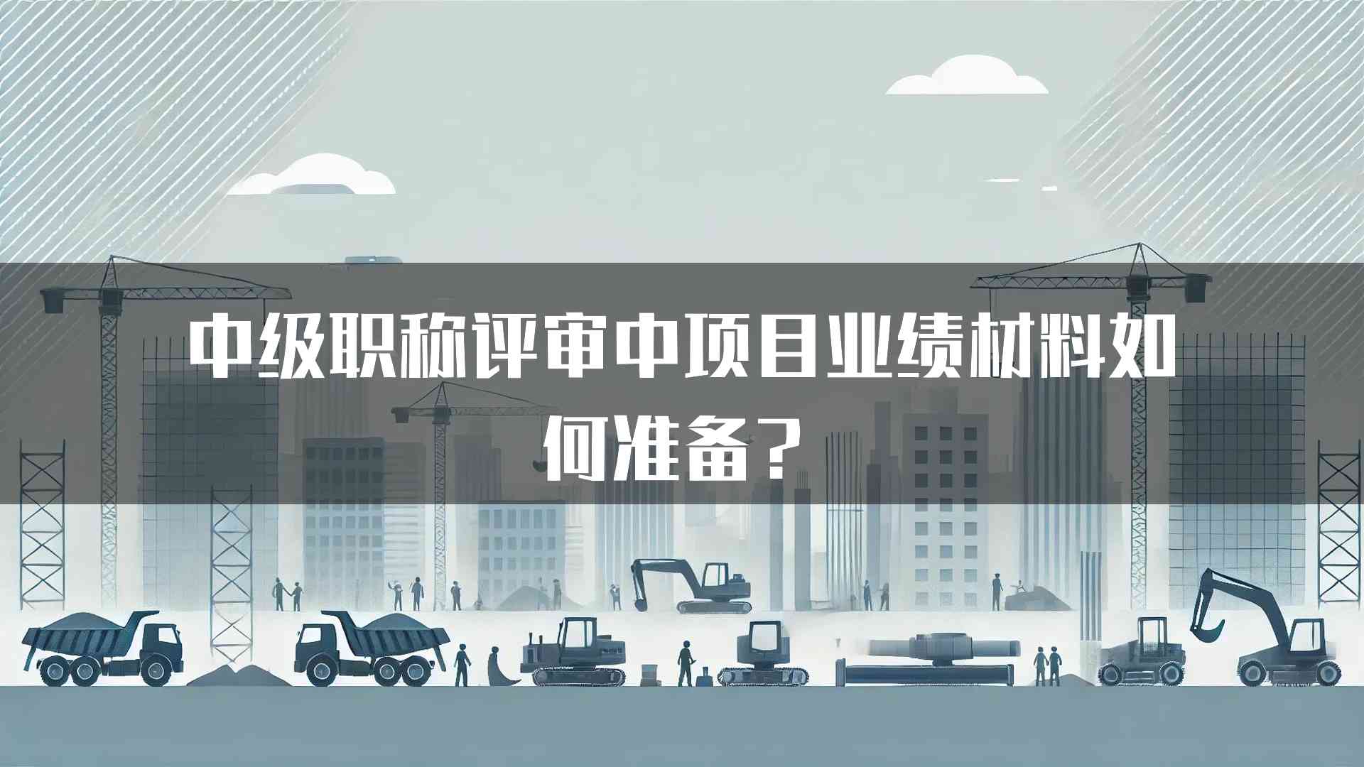 中级职称评审中项目业绩材料如何准备？