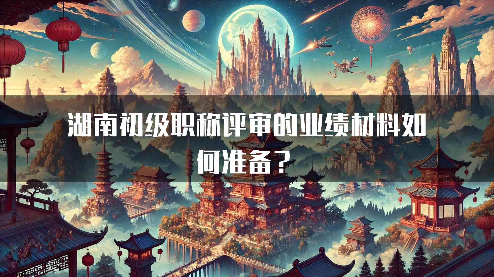 湖南初级职称评审的业绩材料如何准备？