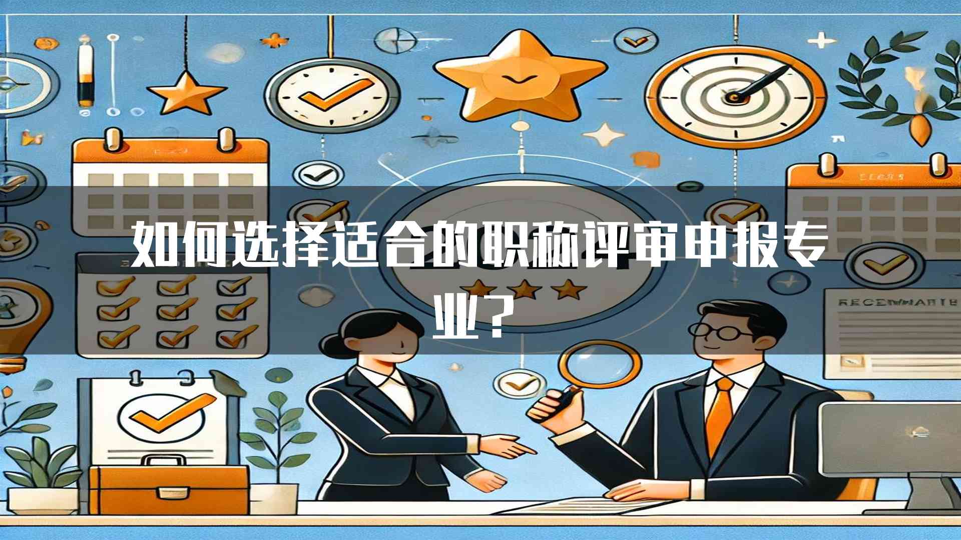 如何选择适合的职称评审申报专业？